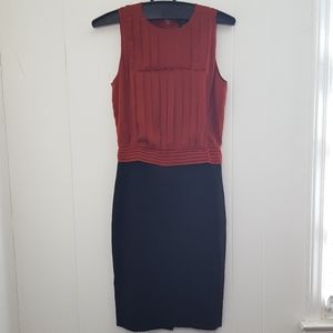 L'agence Size 4 Sleeveless midi pleated dress